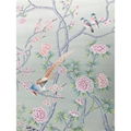 Chinoiserie Hand painted Silk Wallpaper