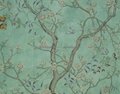 Peacock Chinoiserie Handpainted Wallpaper On Green Tea Paper
