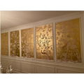 Chinoiserie hand painted wallpaper gold