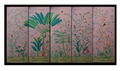 Palm Chinoiserie hand painted wallpaper