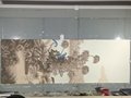 Panoramic hand painted wallpaper for home deco, panoramic mural wallpaper