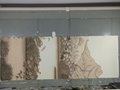 Panoramic hand painted wallpaper for home deco, panoramic mural wallpaper