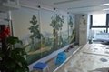 Landscape Panoramic mural handpainted wallpaper on scenic paper