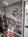 Panoramic murals handpainted wallpaper on scenic paper