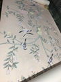 Chinoiserie panels, Hand painted Chinoiserie wallpaper, wallpaper mural 3ftx8ft