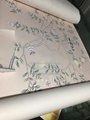 Chinoiserie panels, Hand painted Chinoiserie wallpaper, wallpaper mural 3ftx8ft
