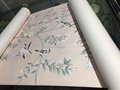 Chinoiserie panels, Hand painted Chinoiserie wallpaper, wallpaper mural 3ftx8ft