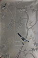 Chinoiserie panels, handpainted wallpaper, Chinoiserie wallpaper 3ft x 5ft