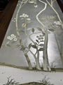 Chinoiserie panels, handpainted wallpaper, Chinoiserie wallpaper 3ft x 7ft