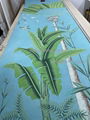 Chinoiserie Handpainted Wallpaper On Blue Xuan Paper 3ft by 9ft