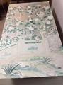 Chinoiserie handpainted wallpaper, Chinoiserie wallpaper 45" x 77" 3