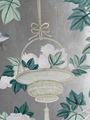 Chinoiserie handpainted wallpaper, Chinoiserie wallpaper 45" x 77" 1