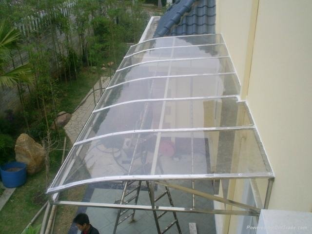 不鏽鋼雨棚 4