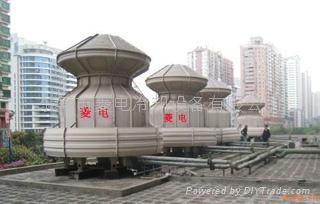 菱电牌玻璃钢材质冷却塔  5