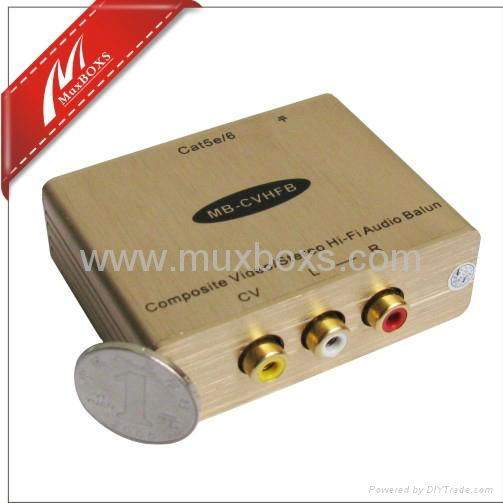 Composite VideoStereo Hi-Fi  Audio Balun 3