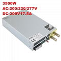 3500W switching power supply DC200V17.5A 0-200v adjustable 1