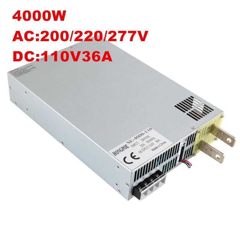 4000W 110V 36A 开关电源DC110V36A 恒压恒流 0-110V可调电源