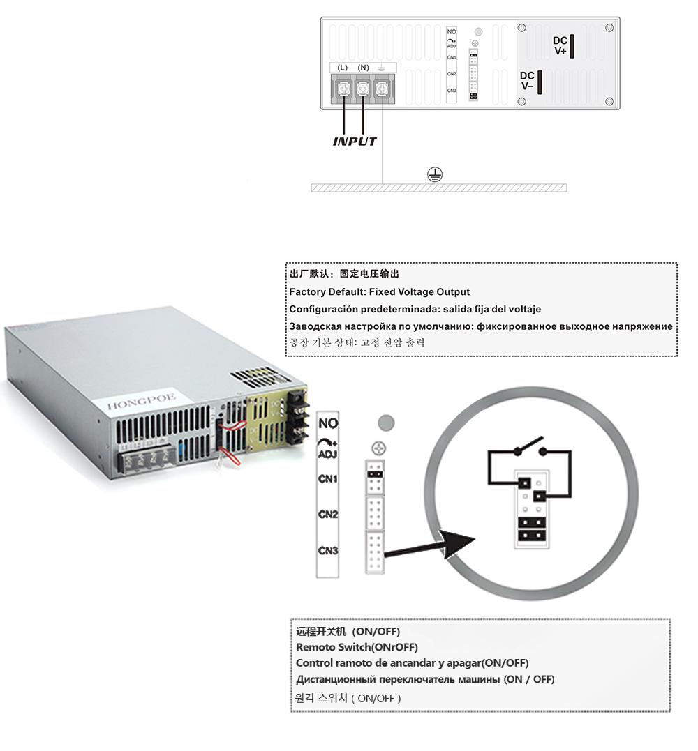 1500W 90V直流電源0-90V可調0-5V模擬控制輸出電壓/電流 4