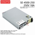 4500W 250V Power Supply 0-250V