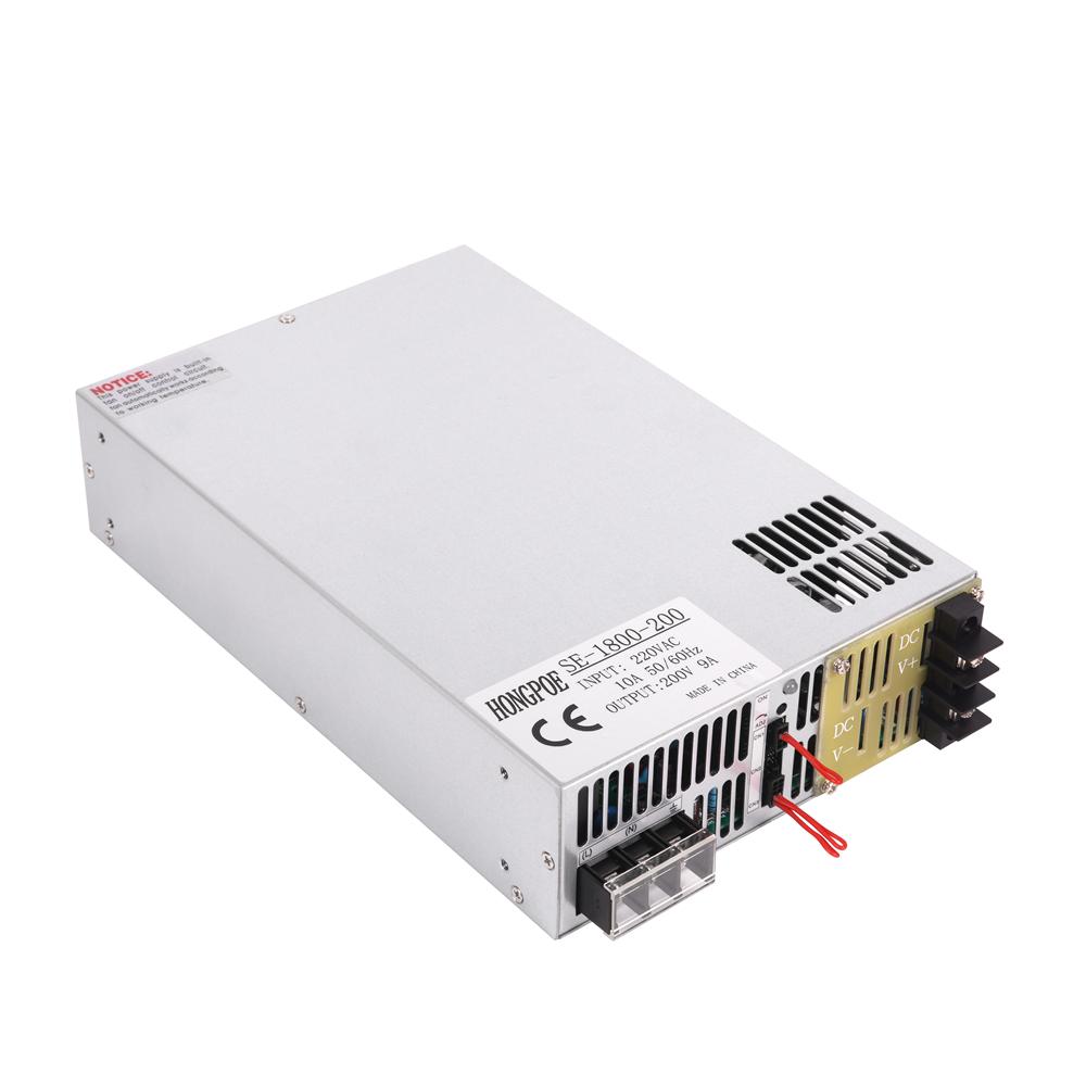 1800W 200V直流电源0-200V可调0-5V模拟控制输出电压/电流
