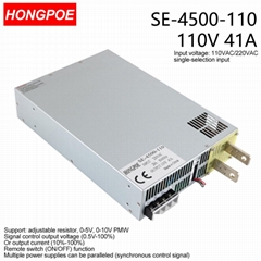 4500W 110V Power Supply 0-110V Adjustable Power 0-5V Analog Control output