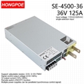 4500W 36V Power Supply 0-36V Adjustable Power 0-5V analog signal 220/380VAC