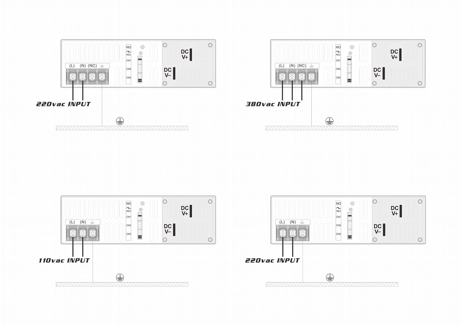 8000W開關電源 0-90VDC輸出電壓可調 0-5V模擬信號控制 4