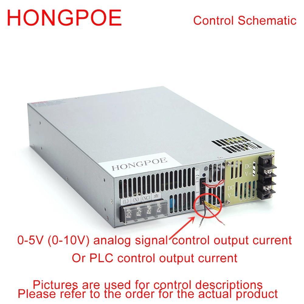 4000W 24V開關電源0-24V可調0-5V模擬控制輸出電壓/電流 5