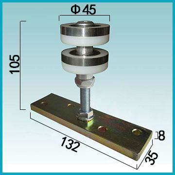 50型活动隔断屏风滑轮滑轨 5