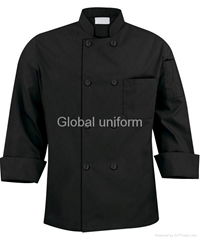 M120 黑色長袖廚服