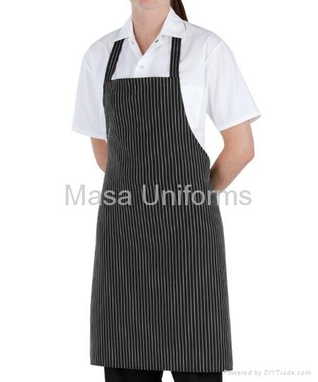 條紋廚師圍裙 2