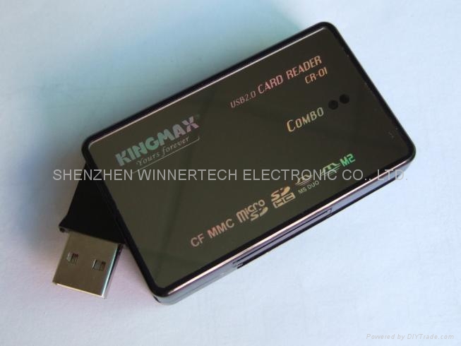 twistering USB-A plug all-in-1 reader