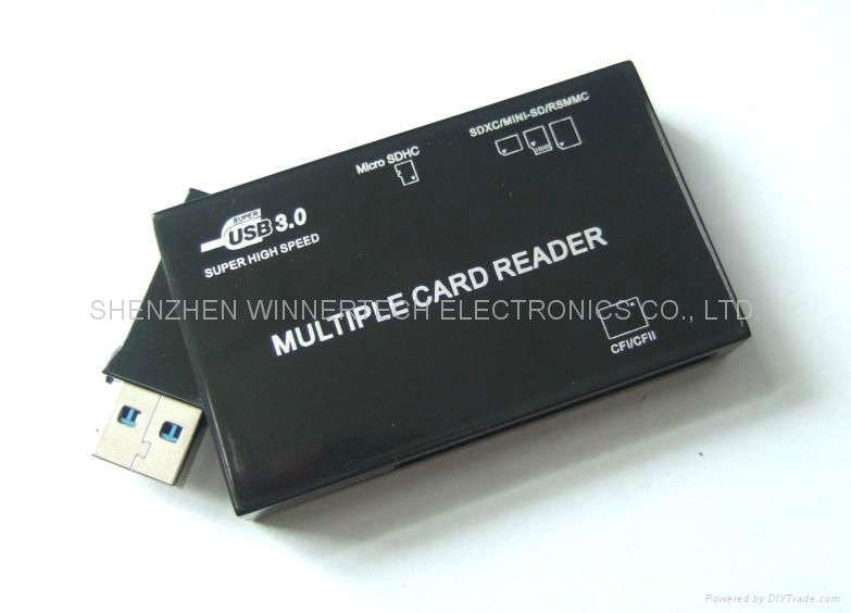 USB3.0 3SLOTS CF/SD/Micro-SD reader