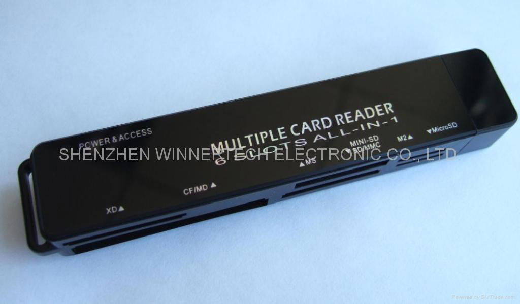 USB2.0 SIM+all-in-1 flash card reader