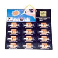 12PCS super glue on blister card