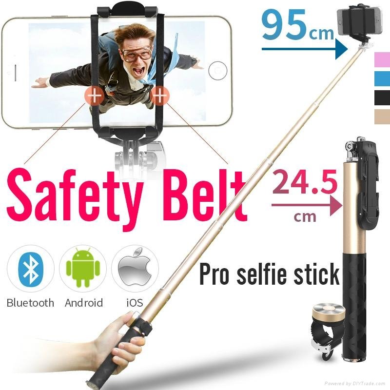 NOOSY Top Quality Selfie Stick Monopod Aluminum Selfie Stick with Bluetooth 2