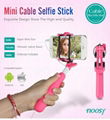 NOOSY Private Tooling Mini Cable Selfie Stick Monopod