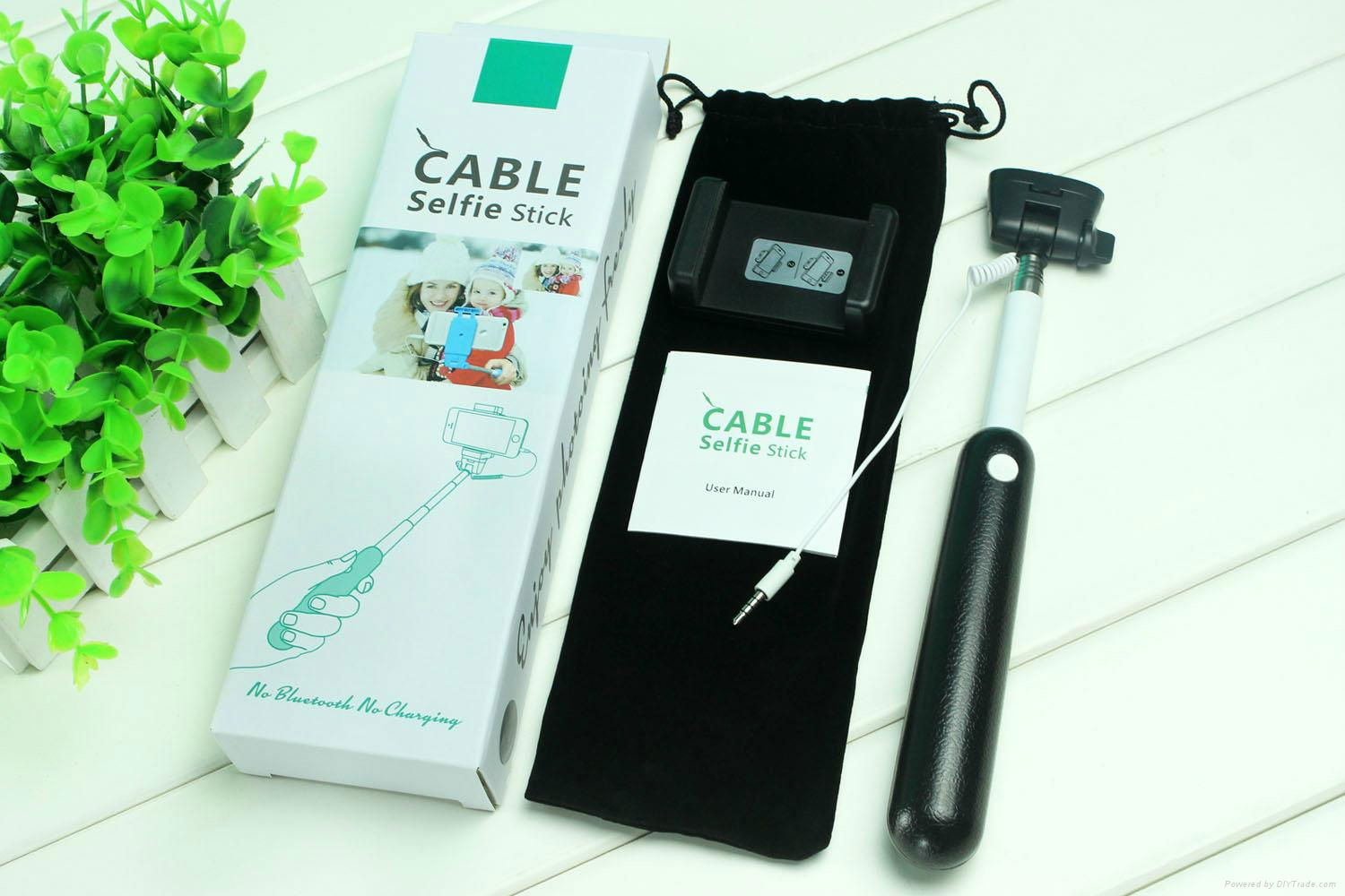 Foldable Selfie Stick Wired Selfie Stick Monopod Selfie Stick 3