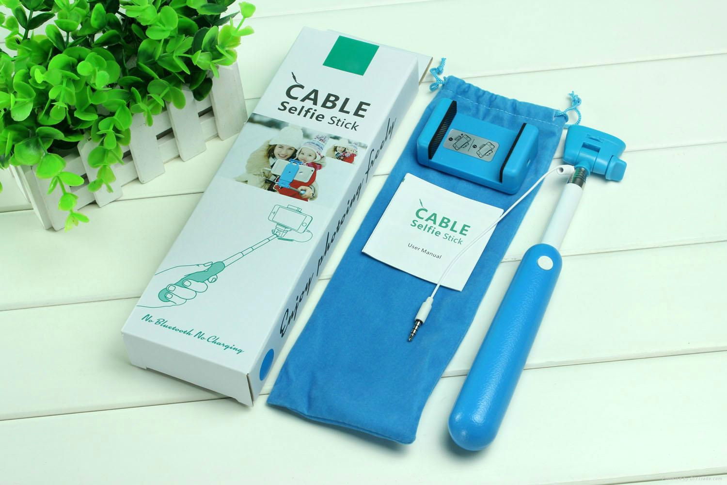 Foldable Selfie Stick Wired Selfie Stick Monopod Selfie Stick 5