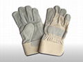 cow split leather working glove 4