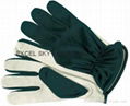 Pig grain leather mechanic gloves 2