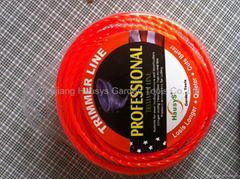 trimmer line,3.3mm*1LB,red in bliaster package