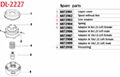 Brush cutter parts nylon trimmer head DL-2227 5