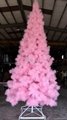 15尺浅粉松针圣诞树