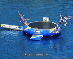 inflatable water trampoline/ inflatable water bouncer / water jumper