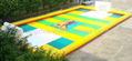 inflatable football field/ inflatable soccer field/ soap water soccer field 2