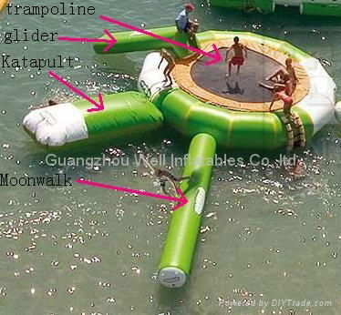 inflatable water trampoline/ inflatable water bouncer / water jumper  3