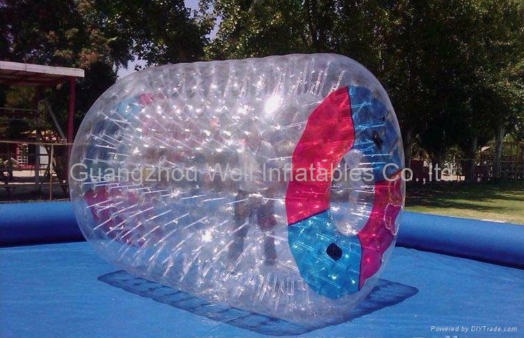 PVC/ TPU inflatable water roller / inflatable cylinder 2