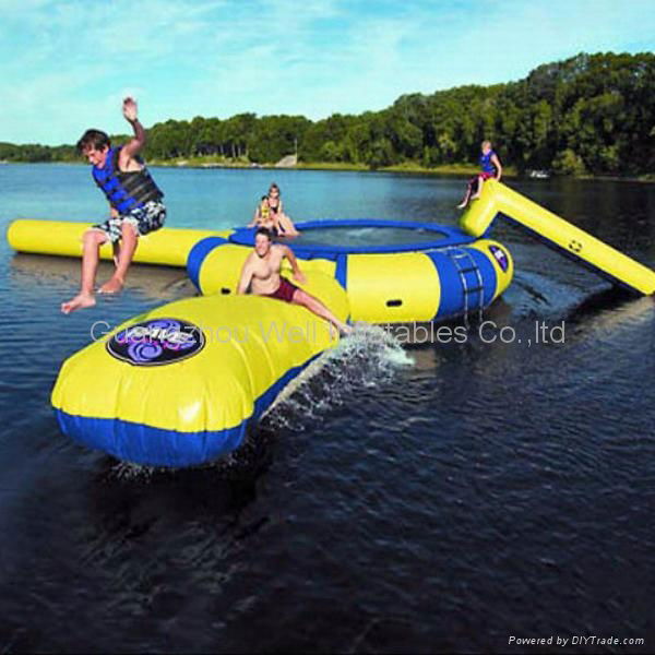 blob inflatable water trampoline