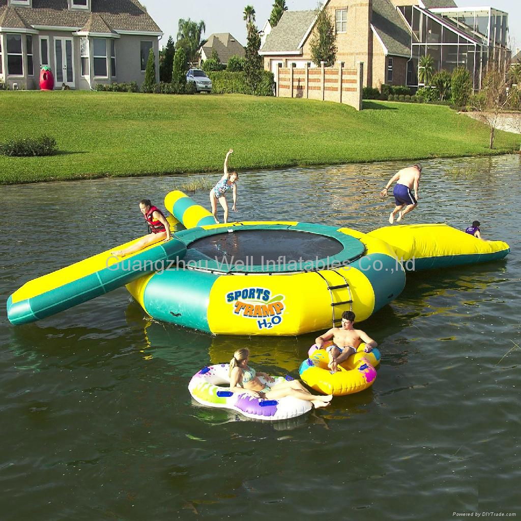 inflatable water trampoline/ inflatable water bouncer / water jumper  5